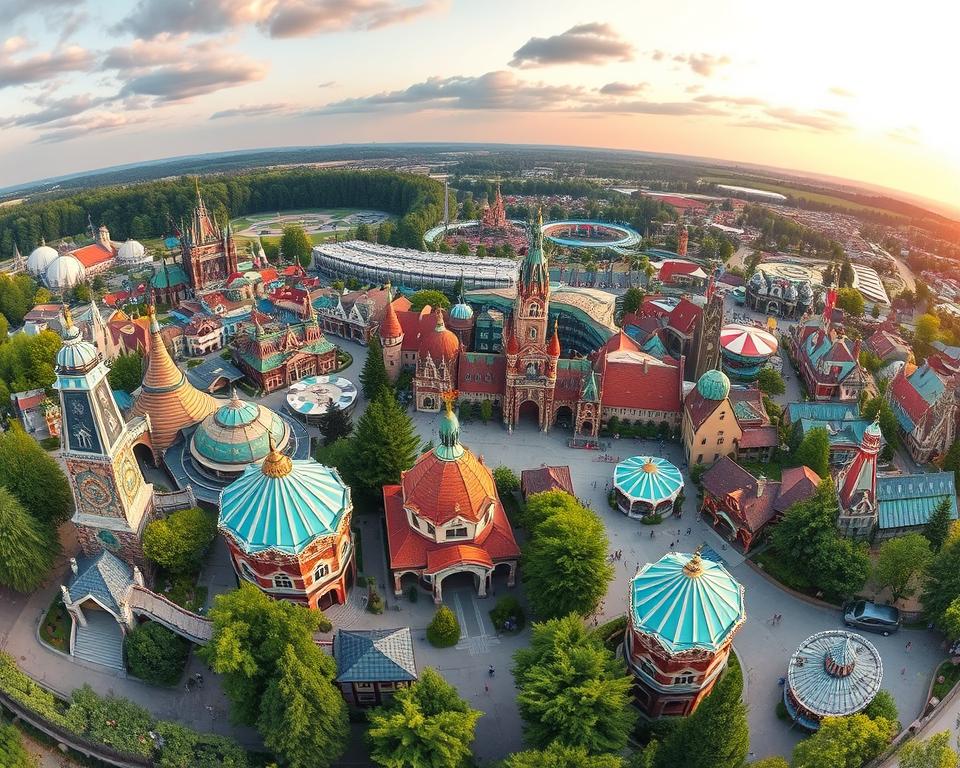 Phantasialand Themenbereiche Übersicht
