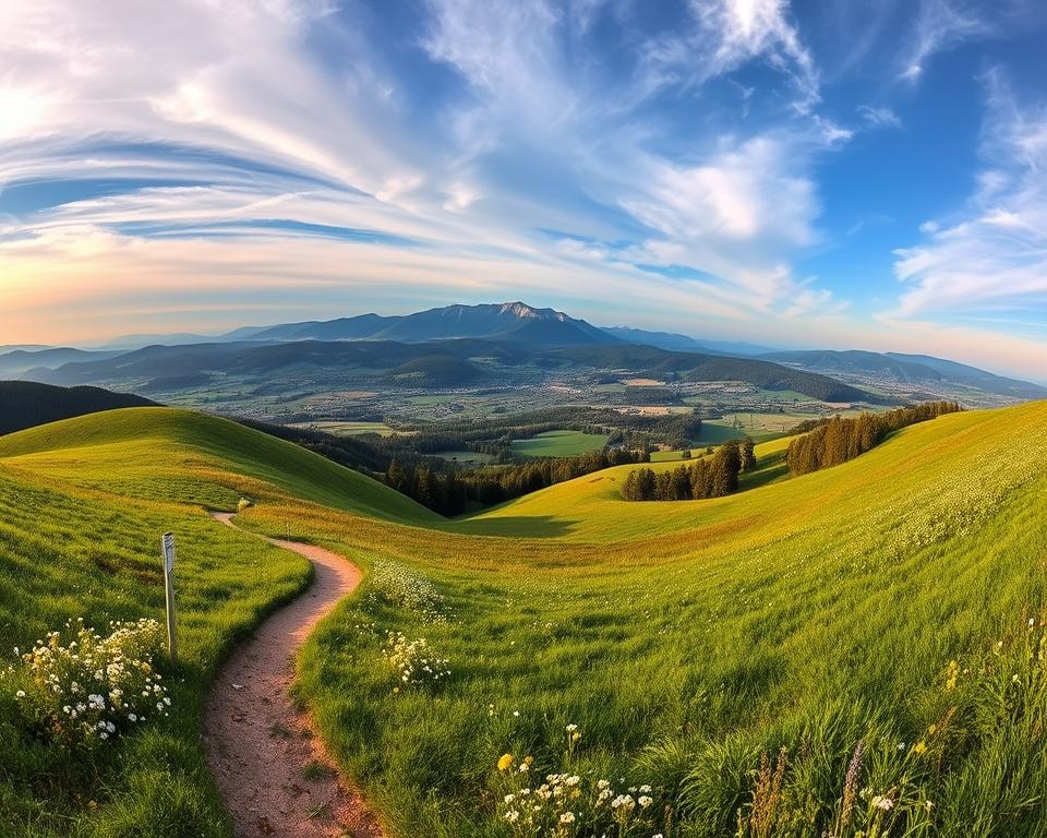 Bergische Landschaft Panorama