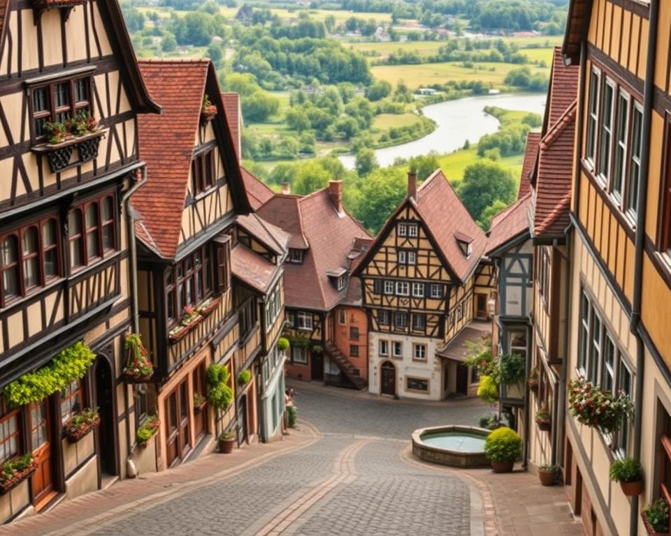 Historische Fachwerkhäuser in Werne