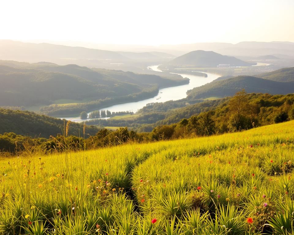 Landschaft Ruhrhalbinsel Panorama