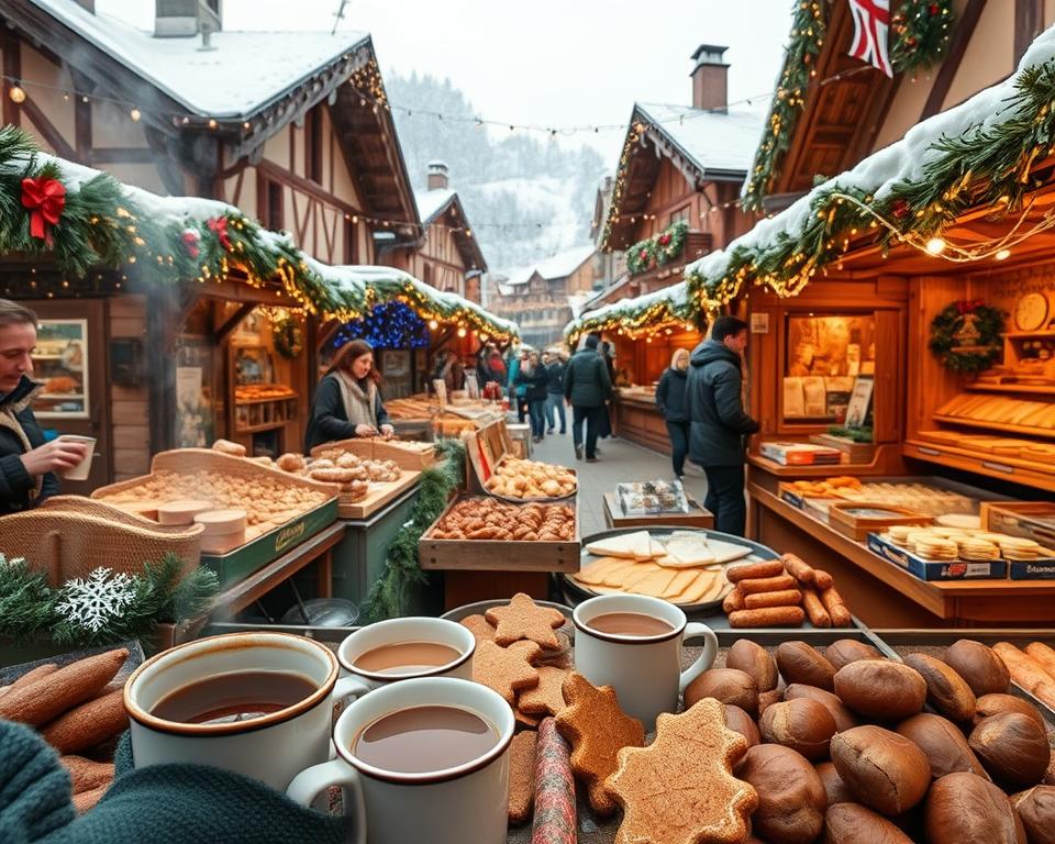 kulinarische Weihnachtsmarkt-Spezialitäten kulinarische Weihnachtsmarkt-Spezialitäten