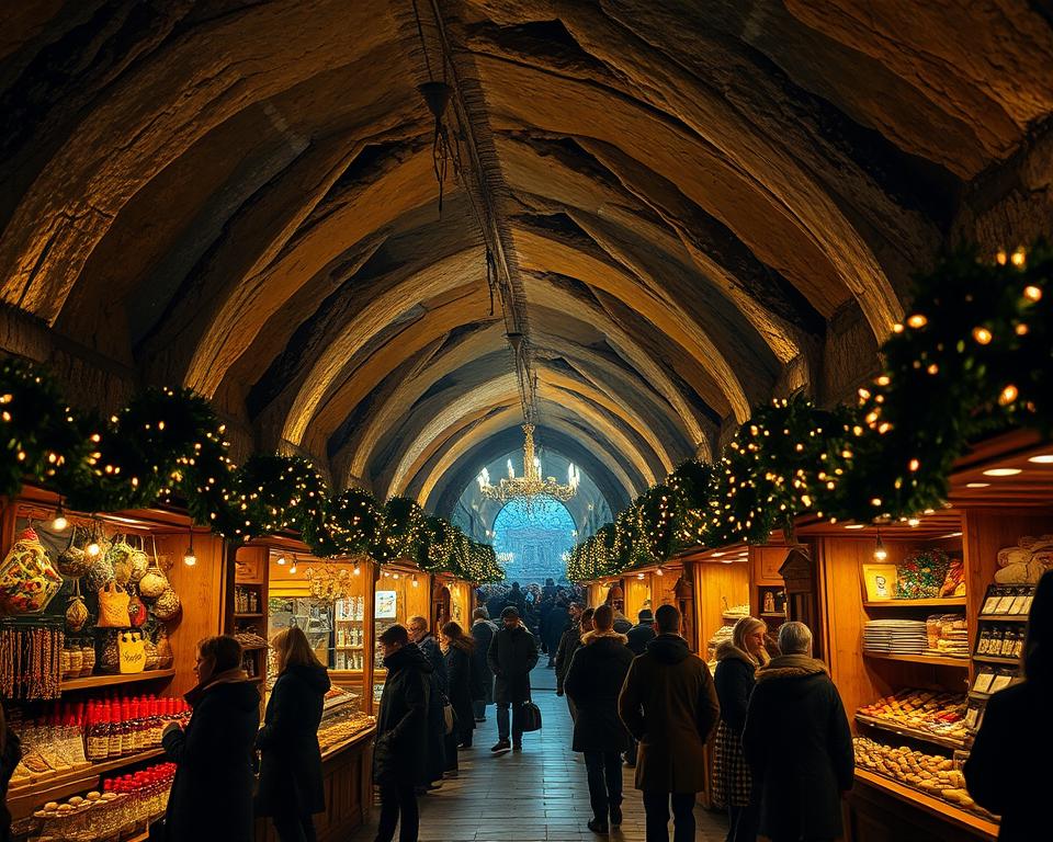 unterirdischer Weihnachtsmarkt unterirdischer Weihnachtsmarkt