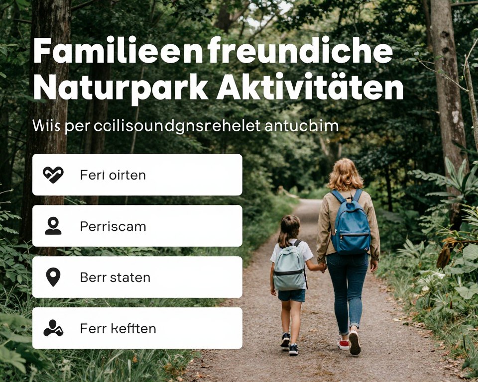 Familienfreundliche Naturpark Aktivitäten