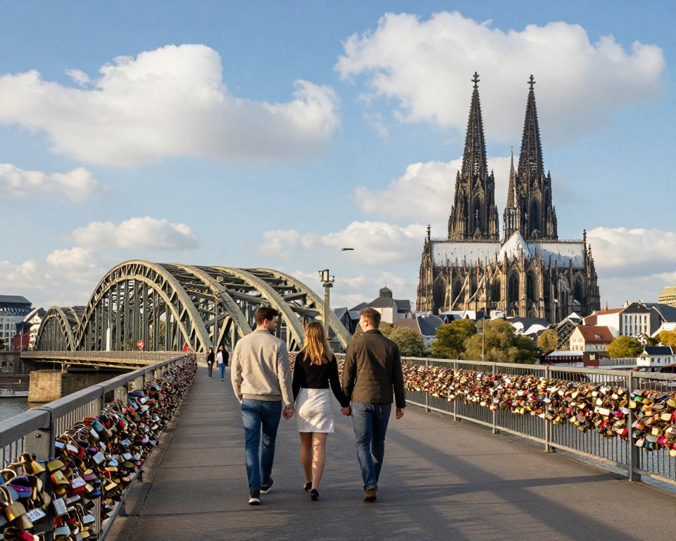 Hohenzollernbrücke Köln Anreise