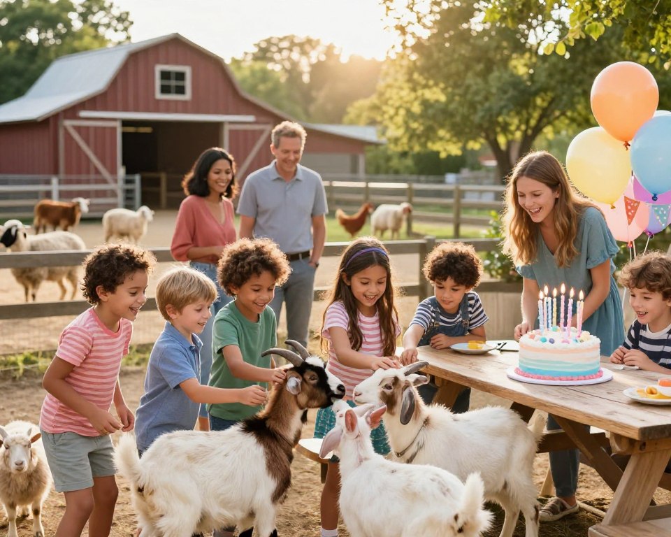 Kindergeburtstag im Streichelzoo
