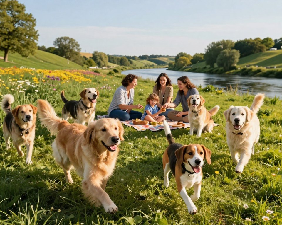 Niederrhein Hundeausflug