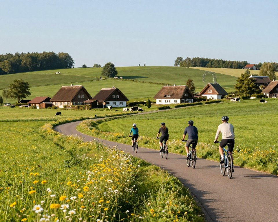 Radfahren Münsterland Landschaft