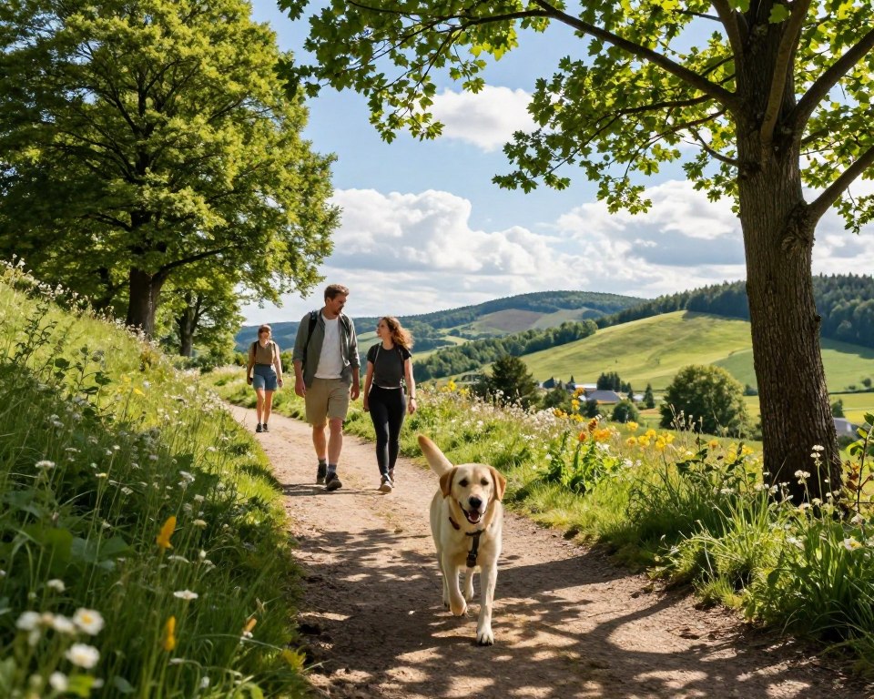 Wandern mit Hund in der Eifel
